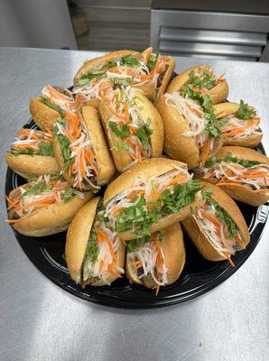 Mini banh mi platter (18) $50