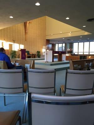 Retreat center chapel, upstairs.