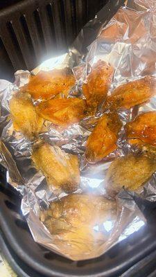 Wings in my air fryer