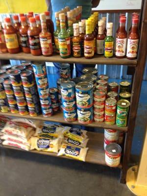 Selection of spices and seasonings.