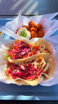 Sun Dog Fish Taco & Sun Dog Hushpuppy