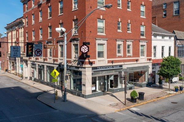 Traditions Bank - North George Street in Downtown York, PA