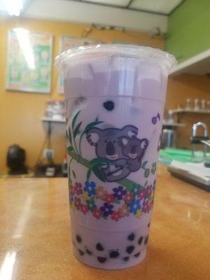 Blueberry Milk Tea Boba