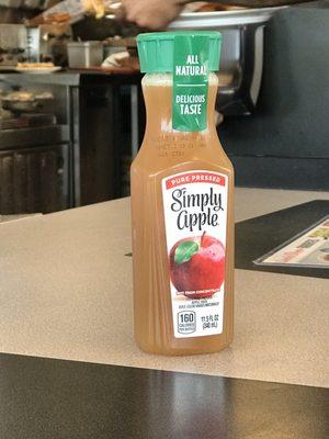 Real apple juice