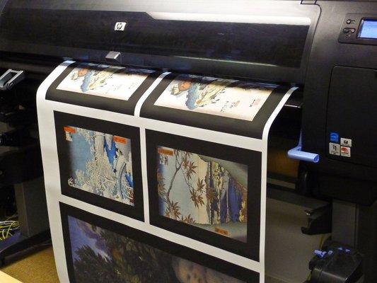 Our full service print department offers fine art printing, hi-res scanning, and reproduction.