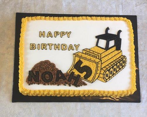 BULLDOZER CAKE