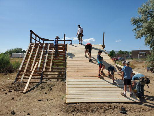 From helping maintain the local Dirt Jump Park to leading the charge for new trails in Lander we are more than just involved.