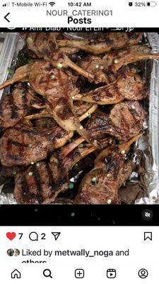 Grilled meat