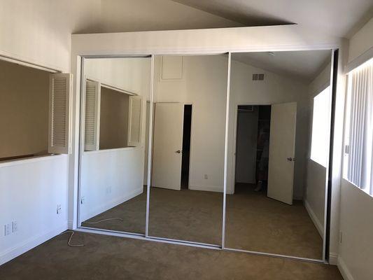 New Mirror Wardrobe Door Installation