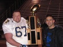 Super Bowl Champions with Offensive Lineman Jon Holloway of the Boston Bandits NEFL Semi-Pro football