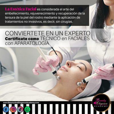 CERTIFICACIÓN TÉCNICO en FACIALES con APARATOLOGÍA