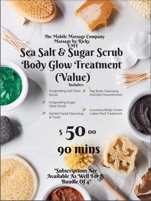 Sea Salt & Sugar Scrub Body Glow (VALUE) Treatment