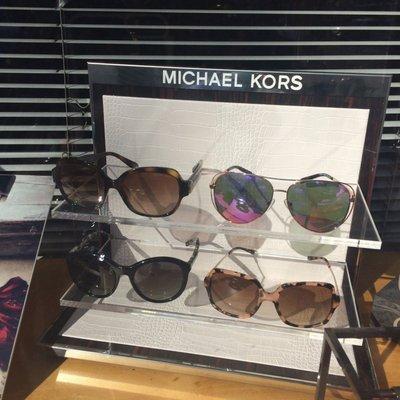 Lots of name brand sunglasses.