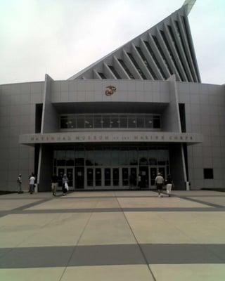 Entrance to the Marine Corps Museum