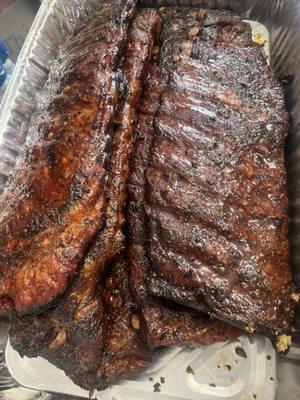 St LOIUS style dried rub Ribs