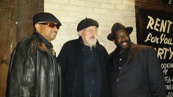 Keith Lewis, John Sinclair (renowned jazz poet, writer, anti-establishment cultural political activist) & Henry Turner Jr.