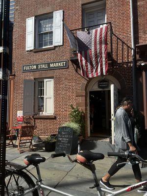 Entrance to the market