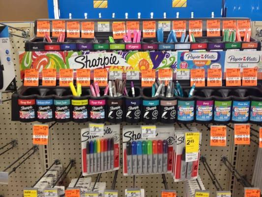 Solid selection of sharpies.