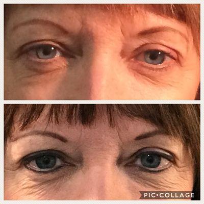 Before & After Permanent Makeup Eyeliners & Eyebrows