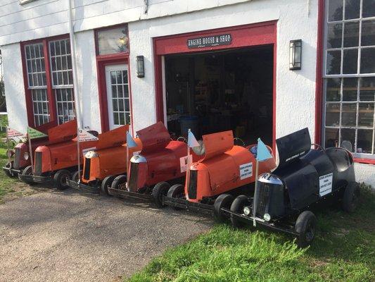 You can see the largest collection of the original House Of David's midget Autos.  And see where they raced them.