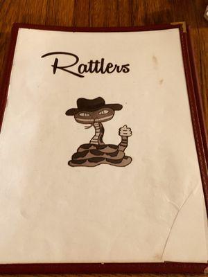 Front of menu