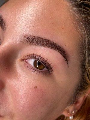 Brow shaping, brow tint & lash lift