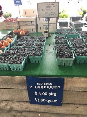 Local blueberries