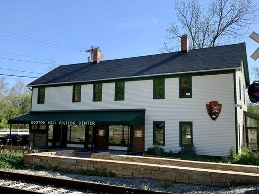 The Boston Mill Visitor Center. I'd suggest starting your day here.