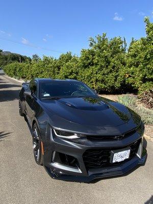 Camaro ZL1 2 Step Paint Correction & Ceramic Coating Final Finish