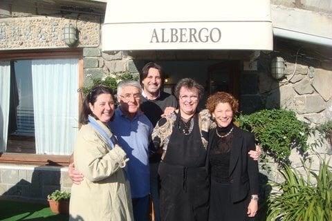 Carla on the far left and Joanne on the right.  The owners of the hotel in the middle were delightful people.