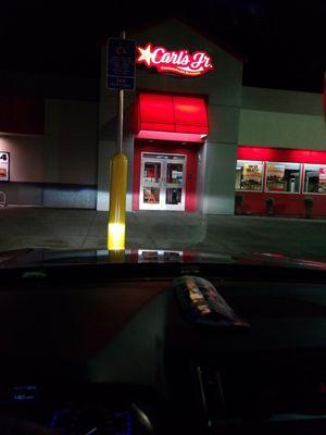 CLOSED @ MIDNIGHT. Drive-Thru Woman Rep Refused to Honor 1am Closure time advertised. Menu still lit. Sad and hungry customers.