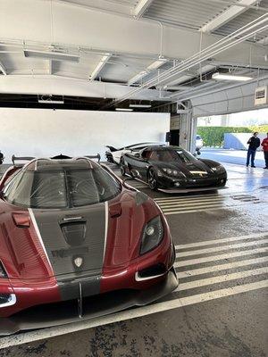 A Koenigsegg Agera RS, CCX, and a Regera protected with out Paint Protection Film