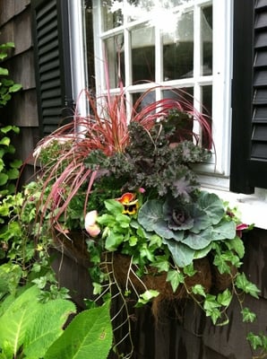 Fall windowbox