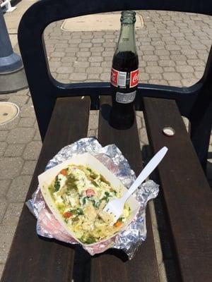 One of the best tamales ever! And Mexican Coke made with real sugar, too!