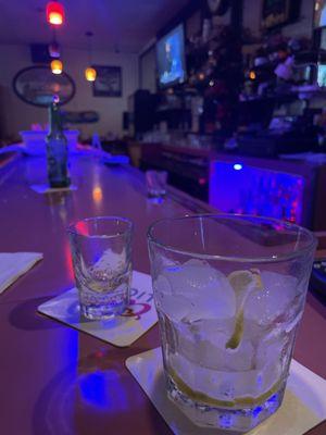 Water and jameson