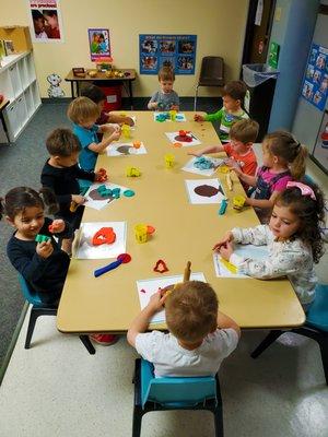 Fine Motor - play-doh time!