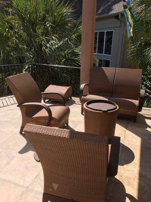 We can make your patio furniture look like new!