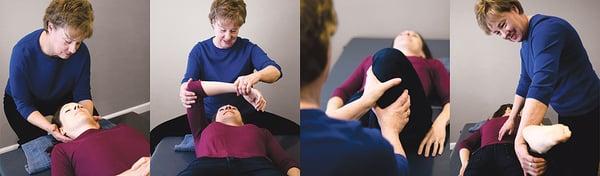 A one-on-one Feldenkrais session at TotalMotion NW