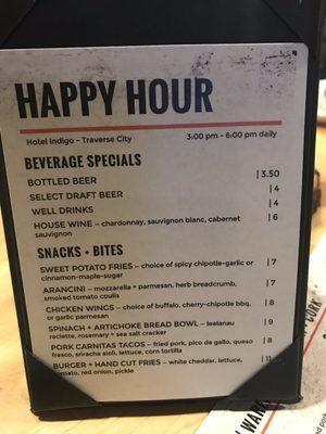 Happy Hour Specials