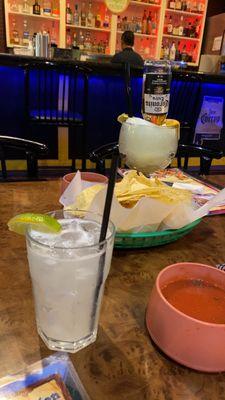 Skinny margarita and coronarita