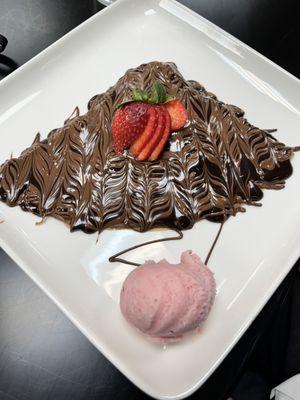 Strawberry Crepe