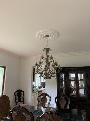 Chandelier installation