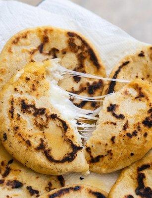 Cheese pupusas