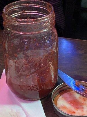 Homemade strawberry jam