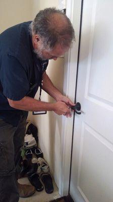 Gaining entry to a locked door