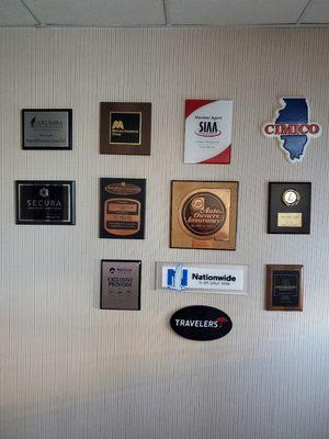 Happy to add a couple more plaques to the wall.