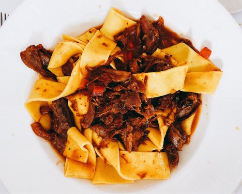 pappardelle w/ lamb ragout