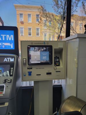 ATM & Laundry Card machine that takes bills, cards and Google/Apple Pay!