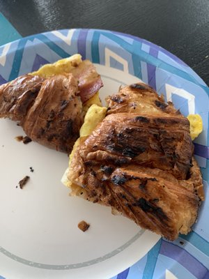 Croissant sandwich