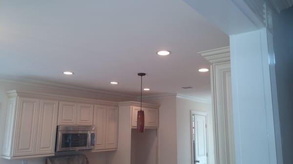 Kitchen lighting in new residential construction